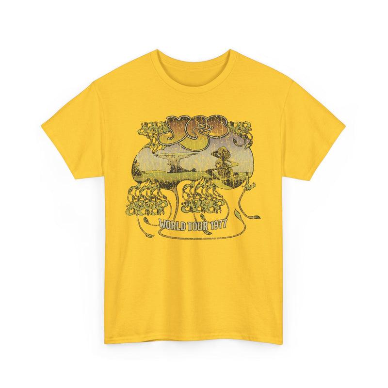 Load image into Gallery viewer, Yes World Tour 1977 London England Rock Band T-shirt