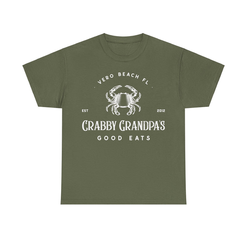Load image into Gallery viewer, Crabby Grandpas Vero Beach Florida Restaurant T-shirt