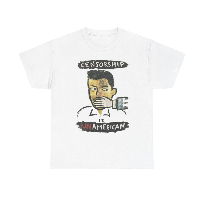 Load image into Gallery viewer, Censorship is Unamerican Political T-shirt