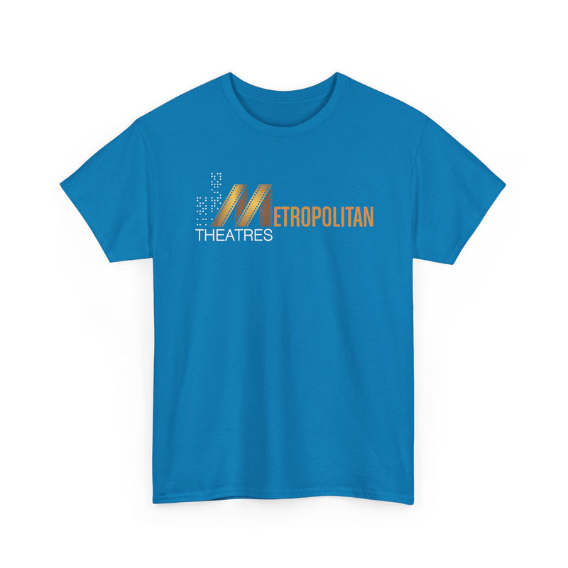 Load image into Gallery viewer, Metropolitan Theaters Film Strip Logo T-Shirt Movie Cinema Tee