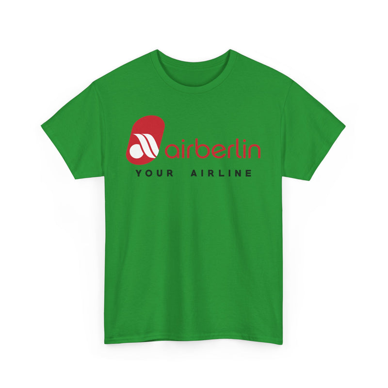 Load image into Gallery viewer, Air Berlin Your Airline Vintage Logo German Aviation Memorabilia T-shirt