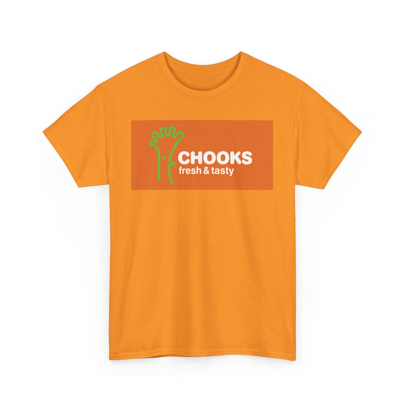 Load image into Gallery viewer, Chooks Fresh & Tasty Vintage Food Chain Restaurant Logo T-Shirt