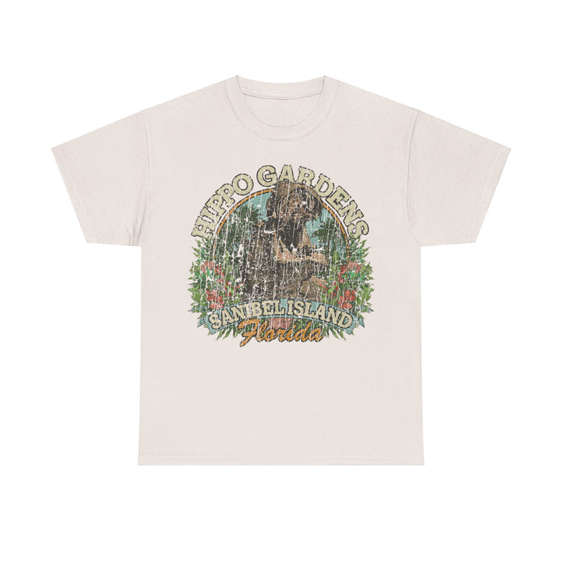 Load image into Gallery viewer, Sanibel Island Hippo Gardens Florida Park T-shirt