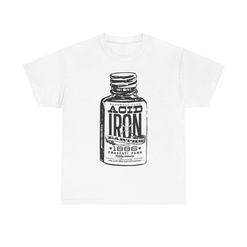 Load image into Gallery viewer, Acid Iron Earths Mobile Alabama 1886 Baseball T-shirt