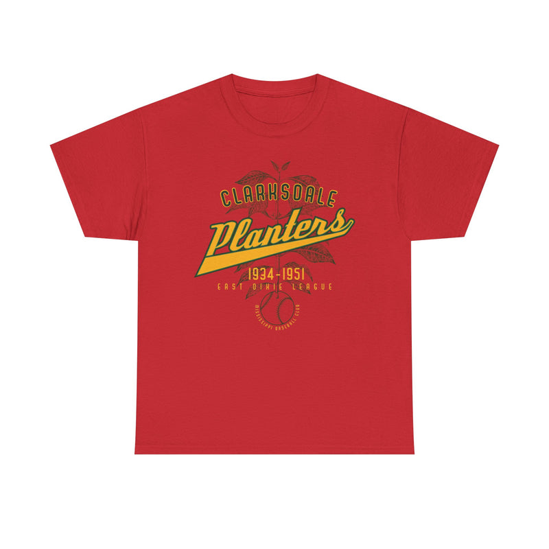 Load image into Gallery viewer, Clarksdale Planters Est 1934 Mississippi Baseball T-shirt