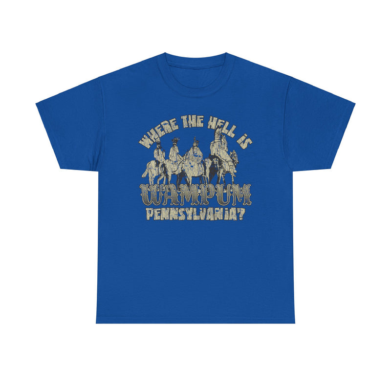 Load image into Gallery viewer, Where is Wampum Pennsylvania 1796 Nostalgic Tourist Trading T-shirt