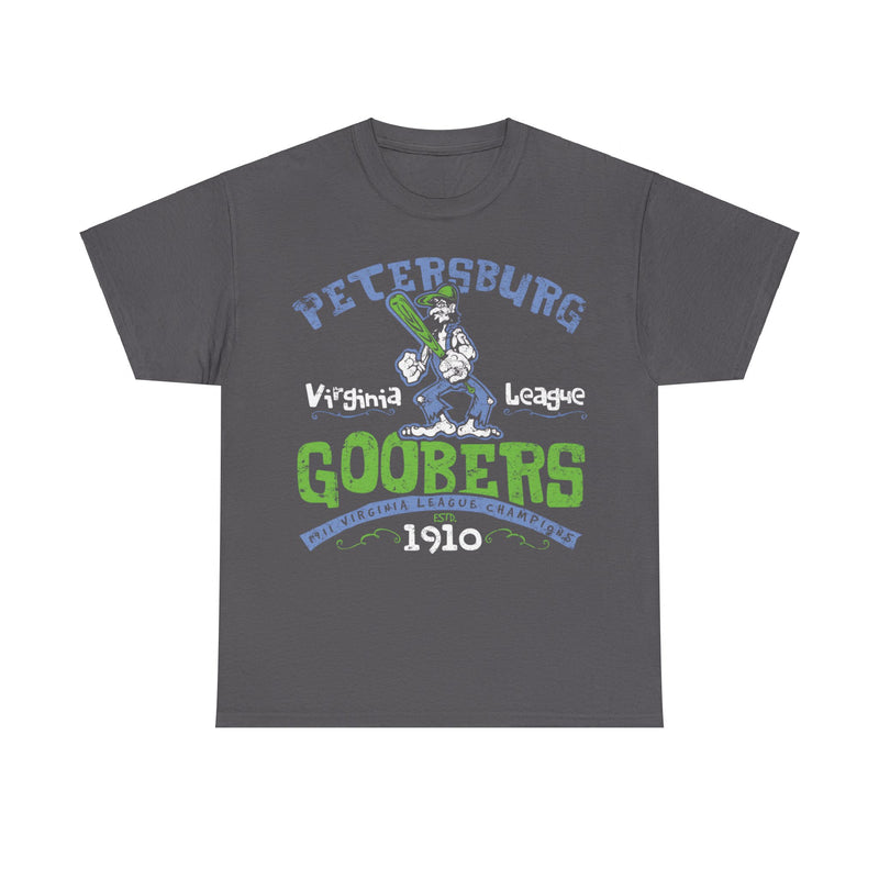 Load image into Gallery viewer, Petersburg Goobers Est 1910 Virginia Baseball T-shirt