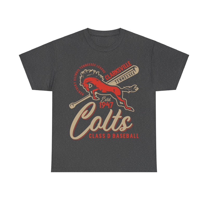 Load image into Gallery viewer, Clarksville Colts Est 1947 Tennessee Baseball T-shirt