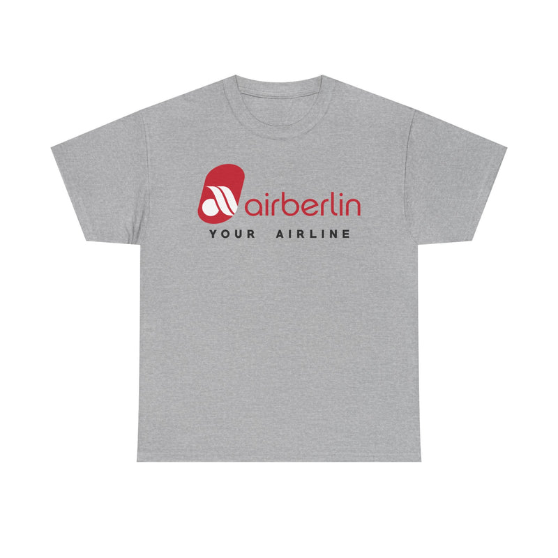 Load image into Gallery viewer, Air Berlin Your Airline Vintage Logo German Aviation Memorabilia T-shirt