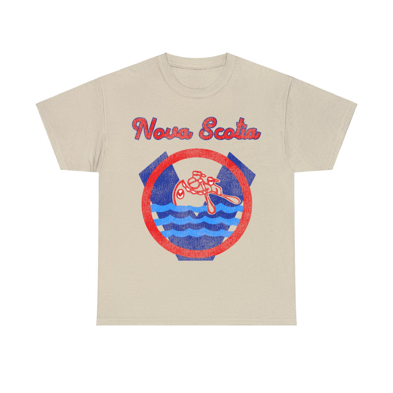 Load image into Gallery viewer, Nova Scotia Voyageurs Logo Nostalgic Hockey T-shirt