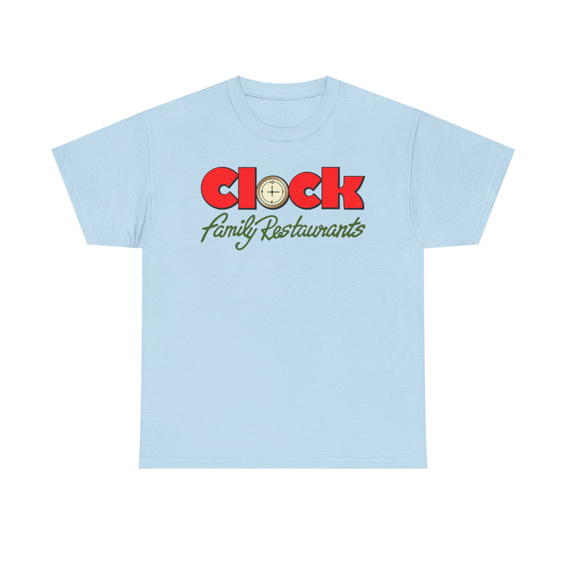 Load image into Gallery viewer, Clock Family Restaurants Vintage Diner Classic Restaurant Logo T-Shirt