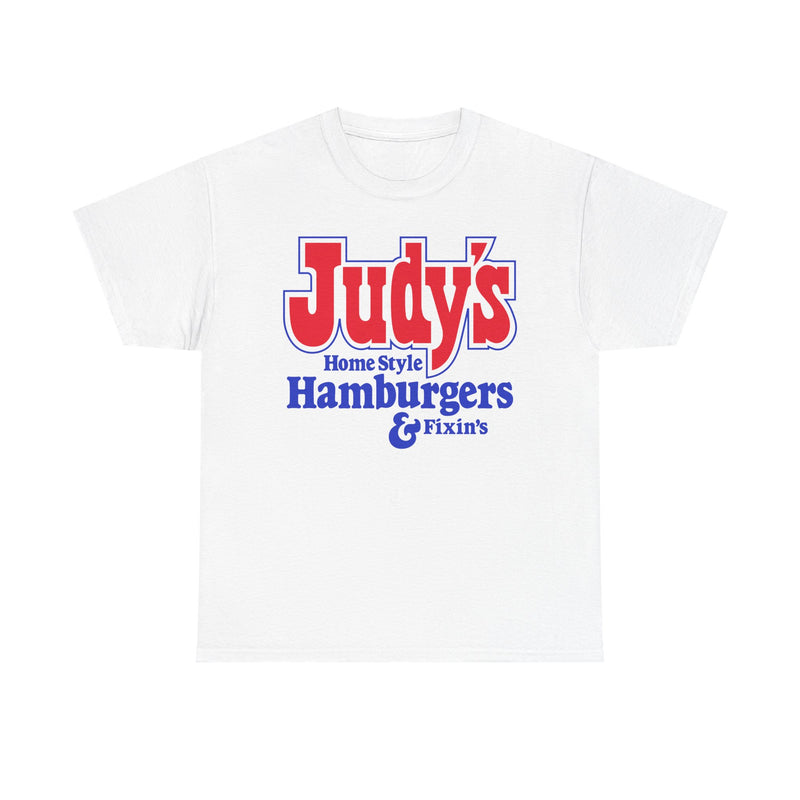 Load image into Gallery viewer, Judy's Home Style Hamburgers Fixins Vintage Logo Chain T-Shirt