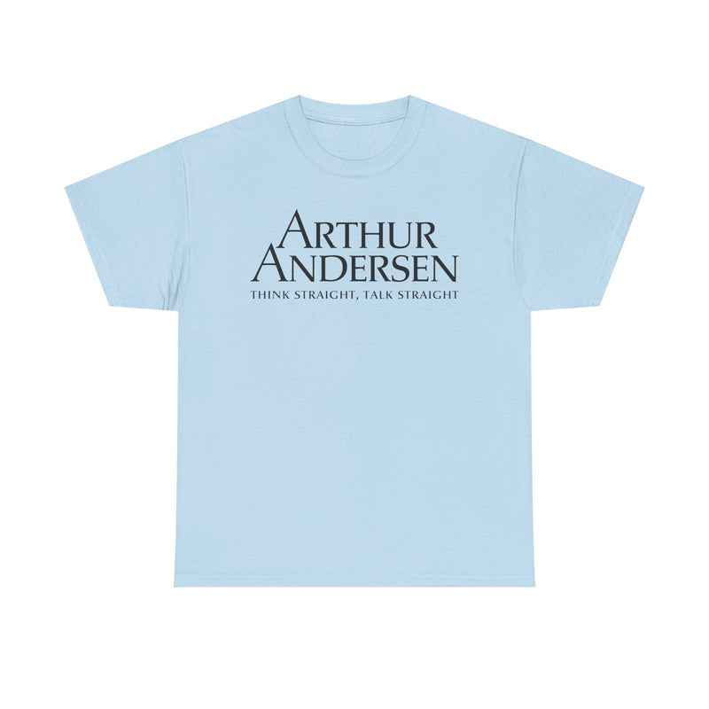 Load image into Gallery viewer, Arthur Andersen Think Straight Talk Straight Consulting T-Shirt