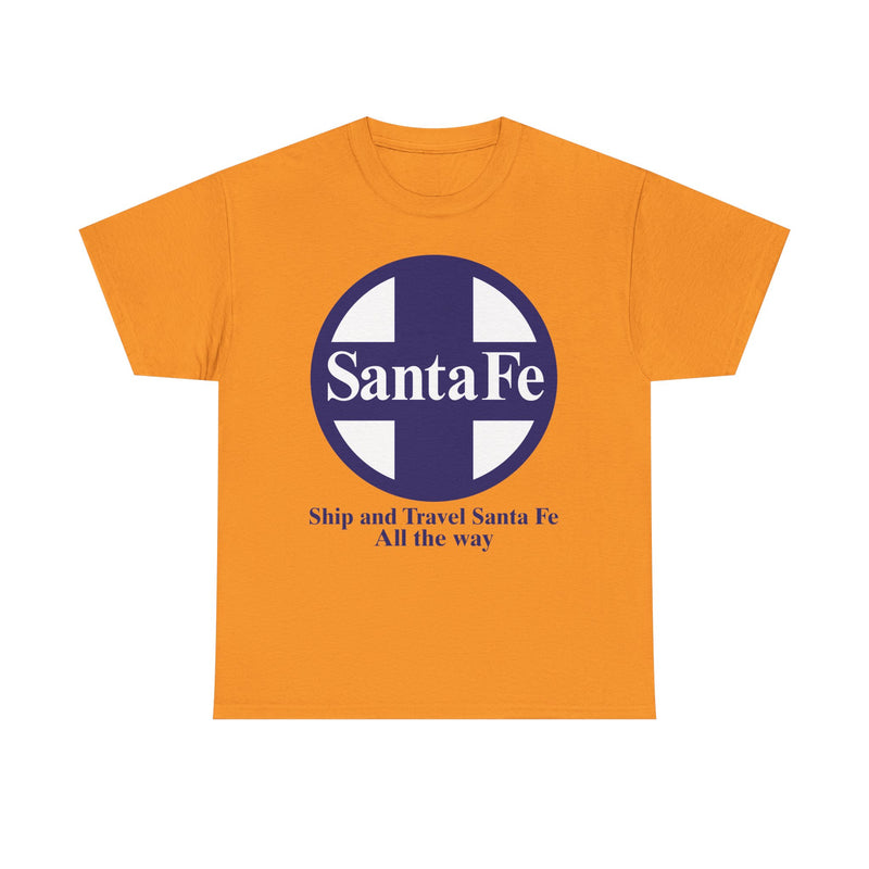 Load image into Gallery viewer, Santa Fe Cross Logo Ship Travel Railroad Vintage Train T-Shirt