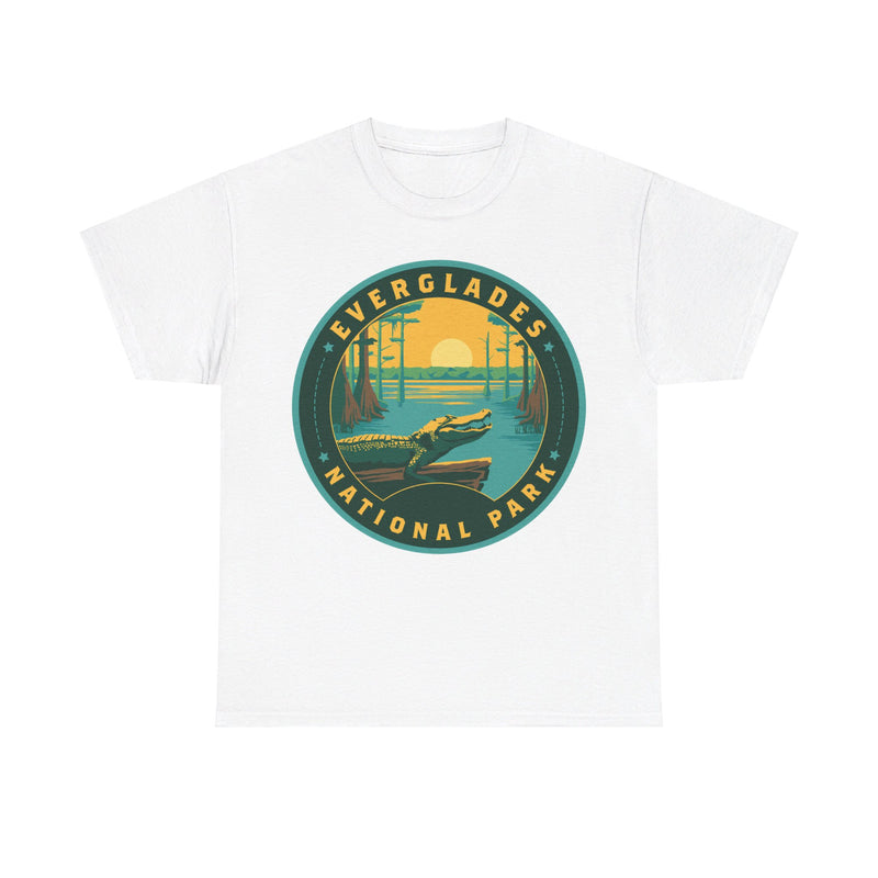Load image into Gallery viewer, Everglades National Park Florida Round Logo T-shirt