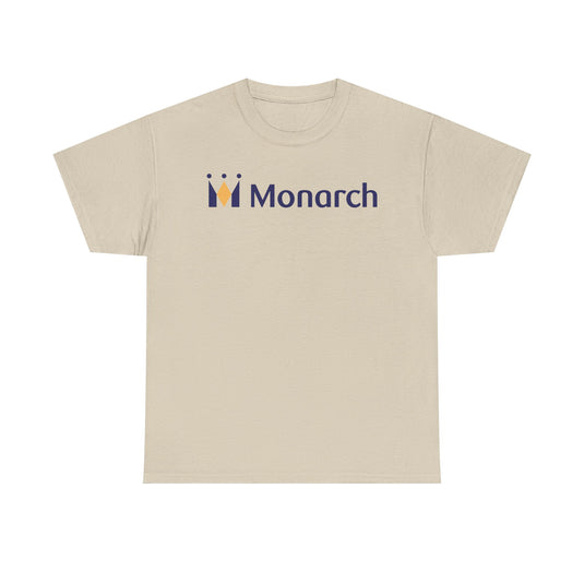 Monarch Airlines UK Travel Retro Logo Aviation Collector Gift T-shirt