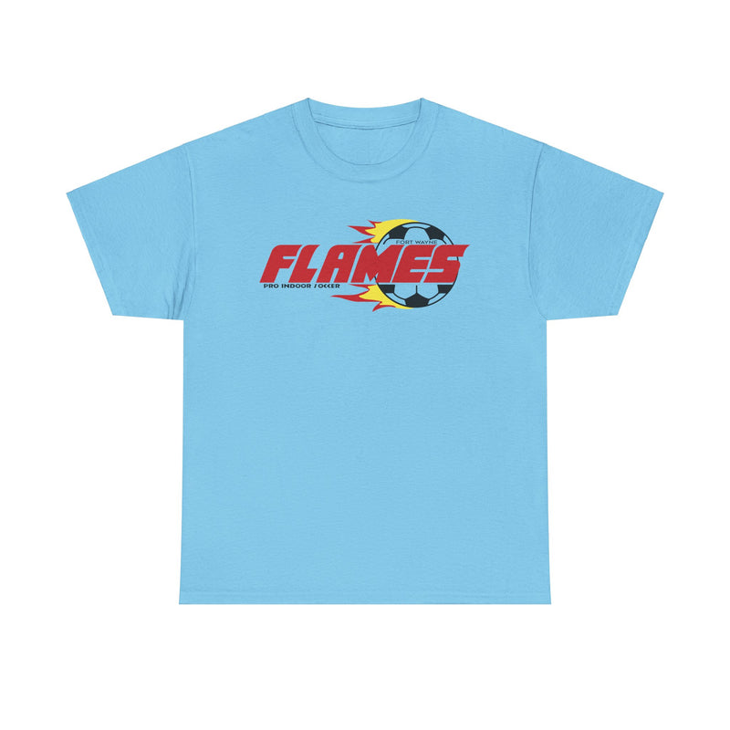 Load image into Gallery viewer, Fort Wayne Flames Indiana American Indoor Soccer Association 1986-1989 T-shirt