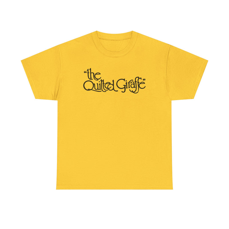 Load image into Gallery viewer, The Quilted Giraffe T-Shirt - Fine Dining Industry Defunct Logo Tee