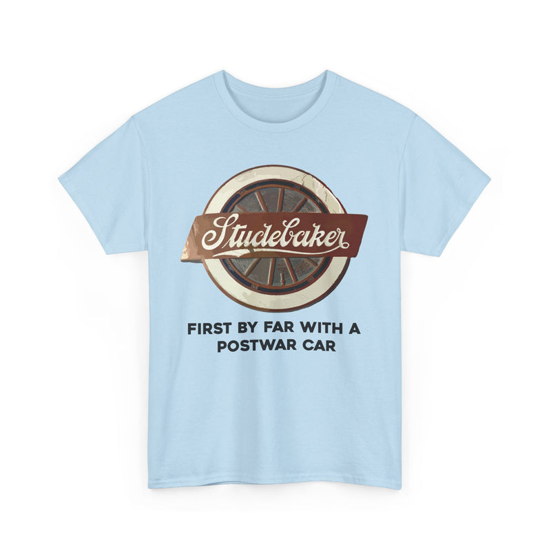 Load image into Gallery viewer, Studebaker First By Far With A Postwar Car Vintage Logo T-shirt