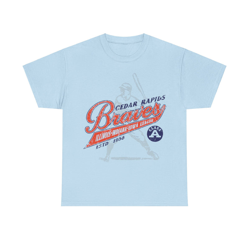 Load image into Gallery viewer, Cedar Rapids Braves Est 1956 Iowa Baseball Team T-shirt