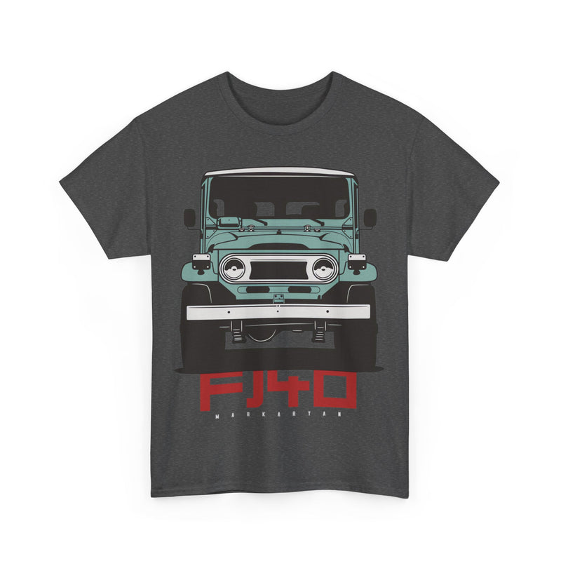 Load image into Gallery viewer, Toyota Land Cruiser FJ40 Green Car Double-sided T-shirt