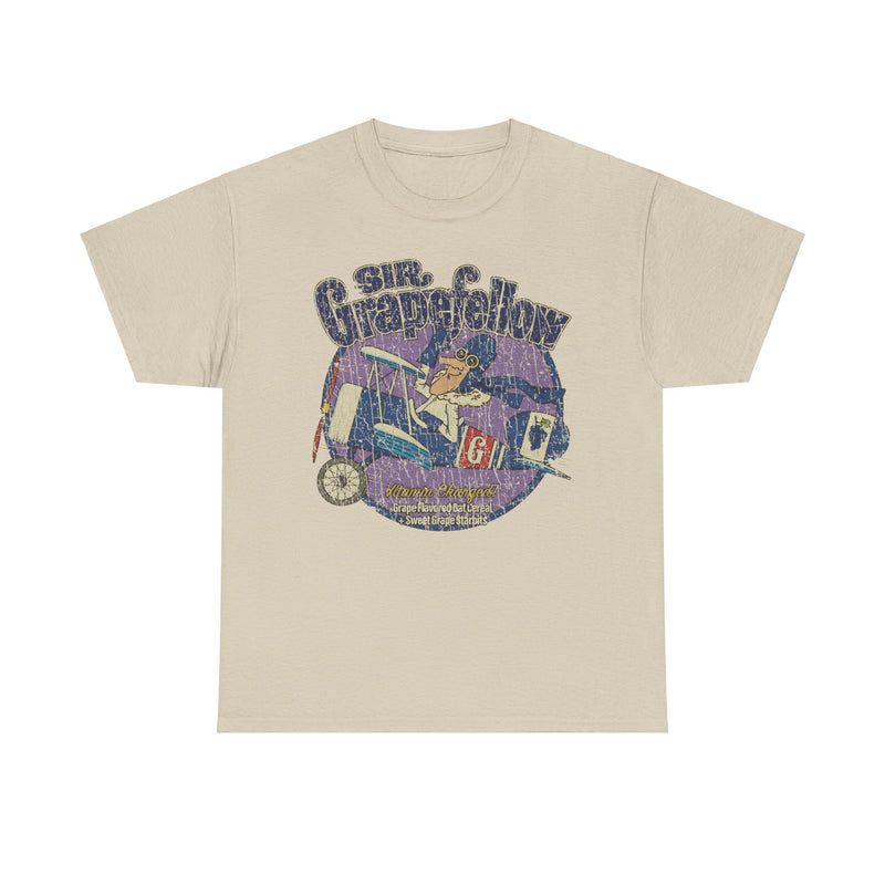Load image into Gallery viewer, Sir Grapefellow Grape Flavored Oat Cereal Nostalgic T-shirt