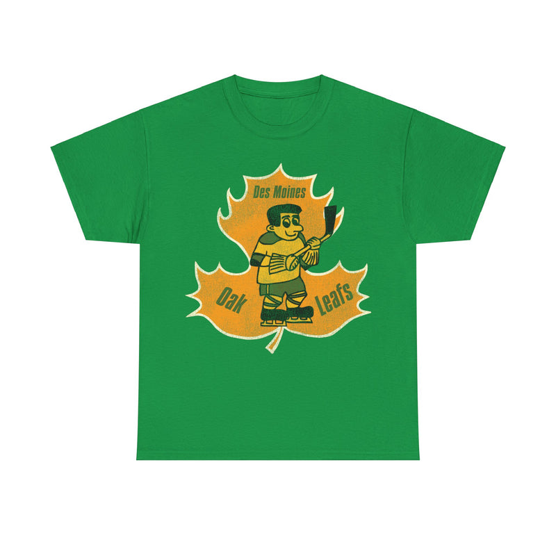 Load image into Gallery viewer, Des Moines Oak Leafs Iowa Ice Hockey T-shirt
