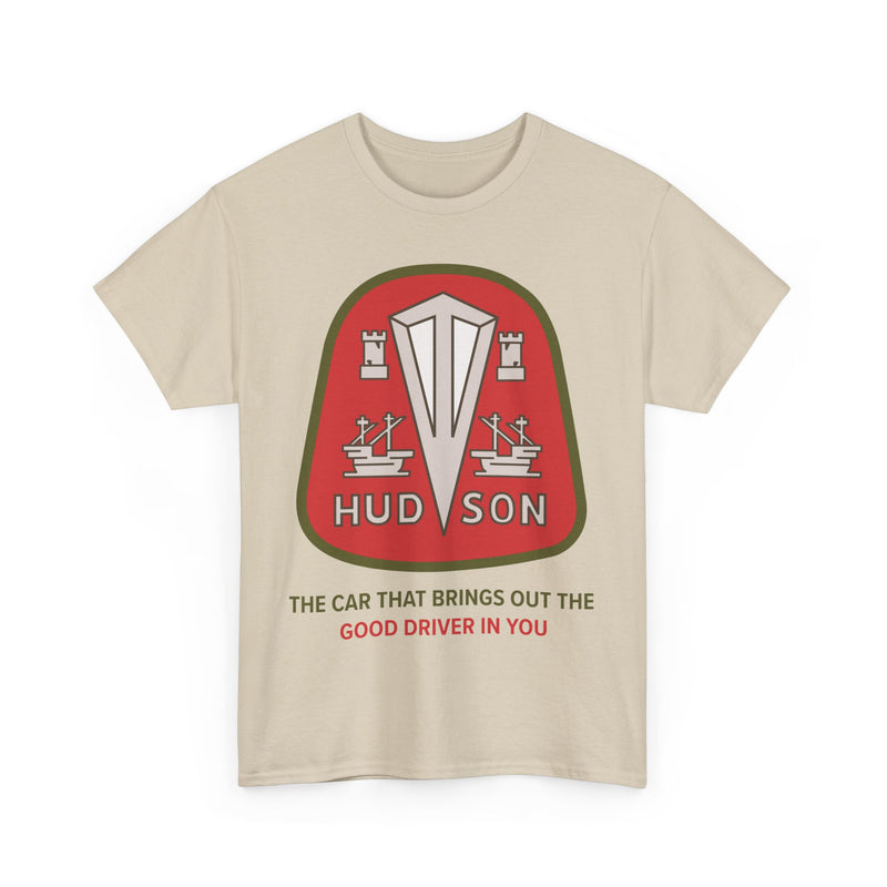Load image into Gallery viewer, Hudson The Car That Brings Out Good Driver In You T-shirt