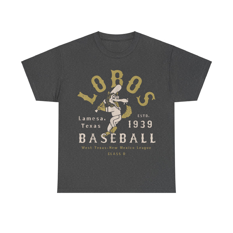 Load image into Gallery viewer, Lamesa Lobos Texas Nostalgic Retro Baseball Team T-shirt
