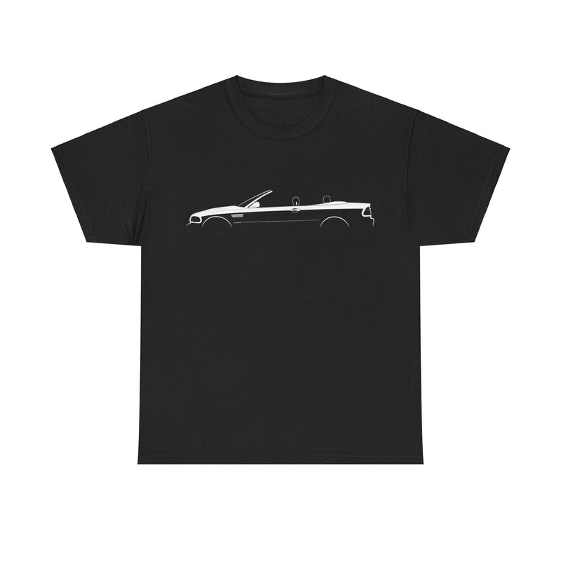Load image into Gallery viewer, BMW M3 Cabrio E46 Silhouette Car T-shirt
