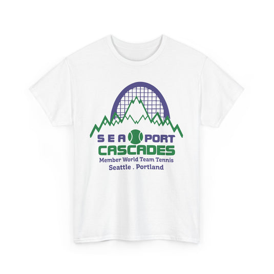 Sea-Port Cascades Washington Oregon World Team Tennis 1977 T-shirt