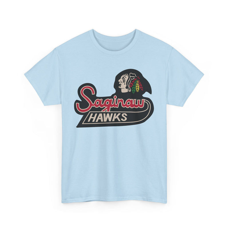 Load image into Gallery viewer, Saginaw Hawks Michigan Hockey 1987-1989 T-shirt