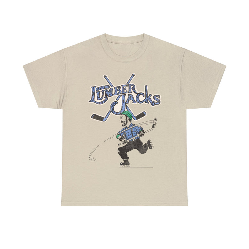 Load image into Gallery viewer, Cleveland Lumberjacks Nostalgic Logo Hockey Team T-shirt