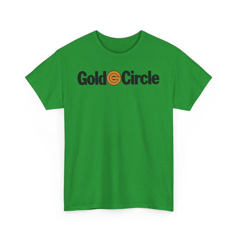Load image into Gallery viewer, Gold Circle Orange Logo Vintage Department Store T-Shirt