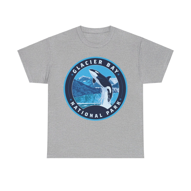 Load image into Gallery viewer, Glacier Bay National Park Alaska Round Logo T-shirt