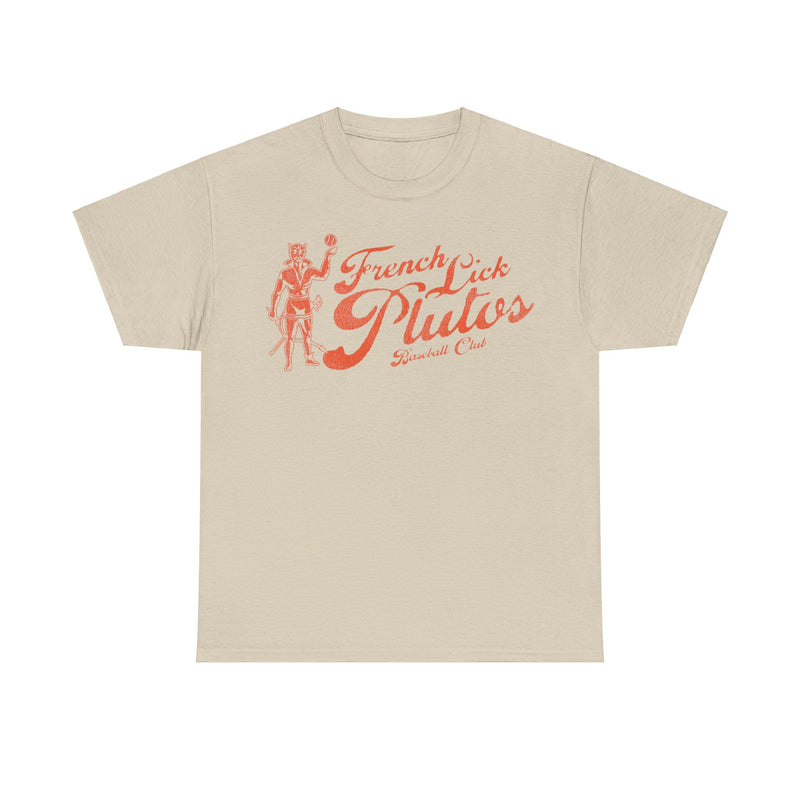 Load image into Gallery viewer, French Lick Plutos Nostalgic Retro Baseball Team T-shirt