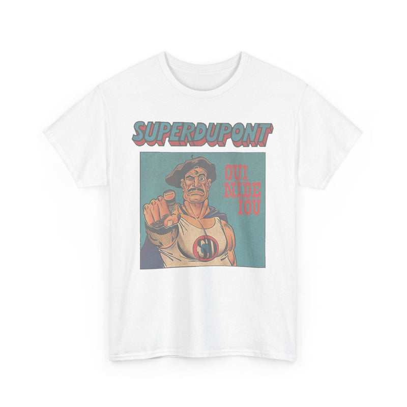 Load image into Gallery viewer, Superdupont 1972 France Superhero Comic Strip T-shirt
