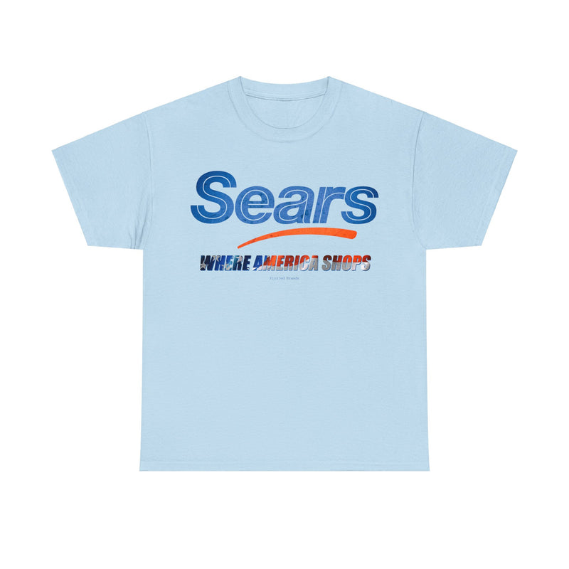 Load image into Gallery viewer, Sears Retail Store Where American Shops Nostalgic Logo T-shirt