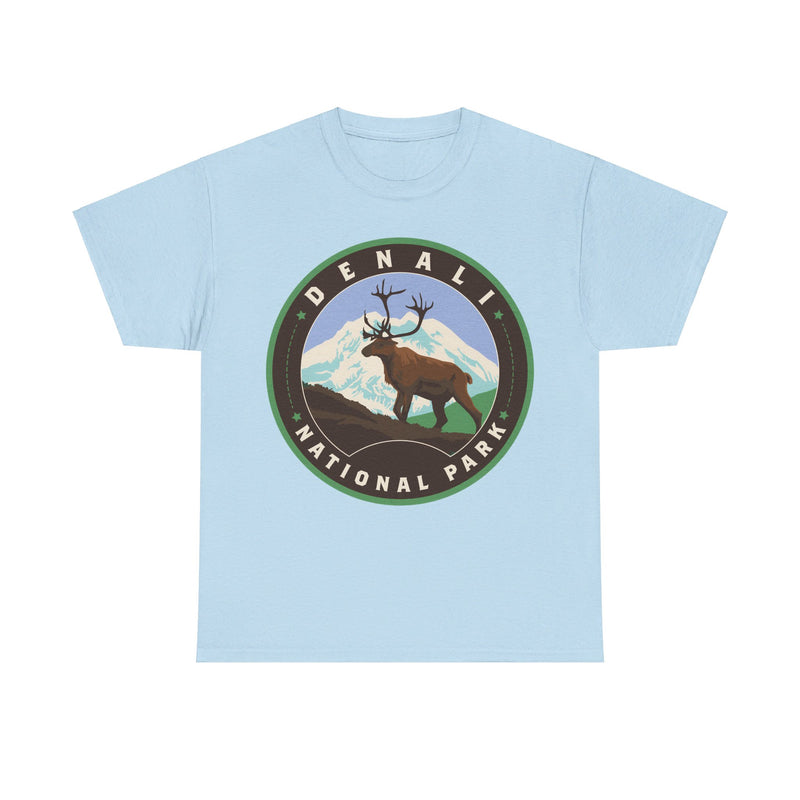 Load image into Gallery viewer, Denali National Park Alaska Round Logo T-shirt