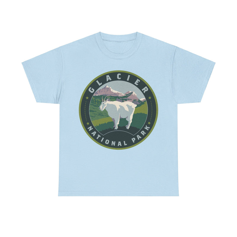 Load image into Gallery viewer, Glacier National Park Montana Round Logo T-shirt