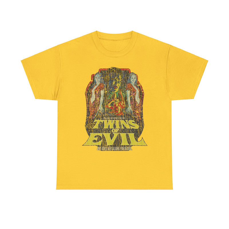 Load image into Gallery viewer, Twins of Evil 1971 Vampire Horror Movie T-shirt