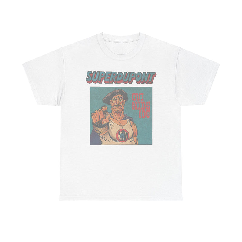 Load image into Gallery viewer, Superdupont 1972 France Superhero Comic Strip T-shirt