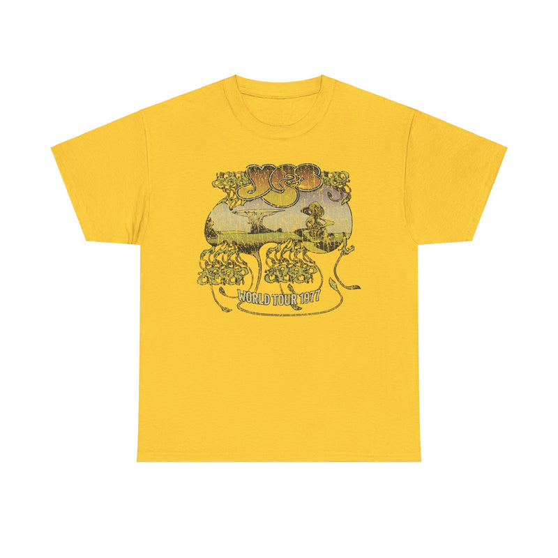 Load image into Gallery viewer, Yes World Tour 1977 London England Rock Band T-shirt