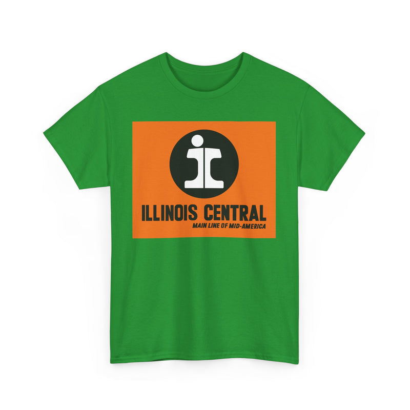 Load image into Gallery viewer, Illinois Central Main Line Mid-America Railroad Logo Train T-Shirt