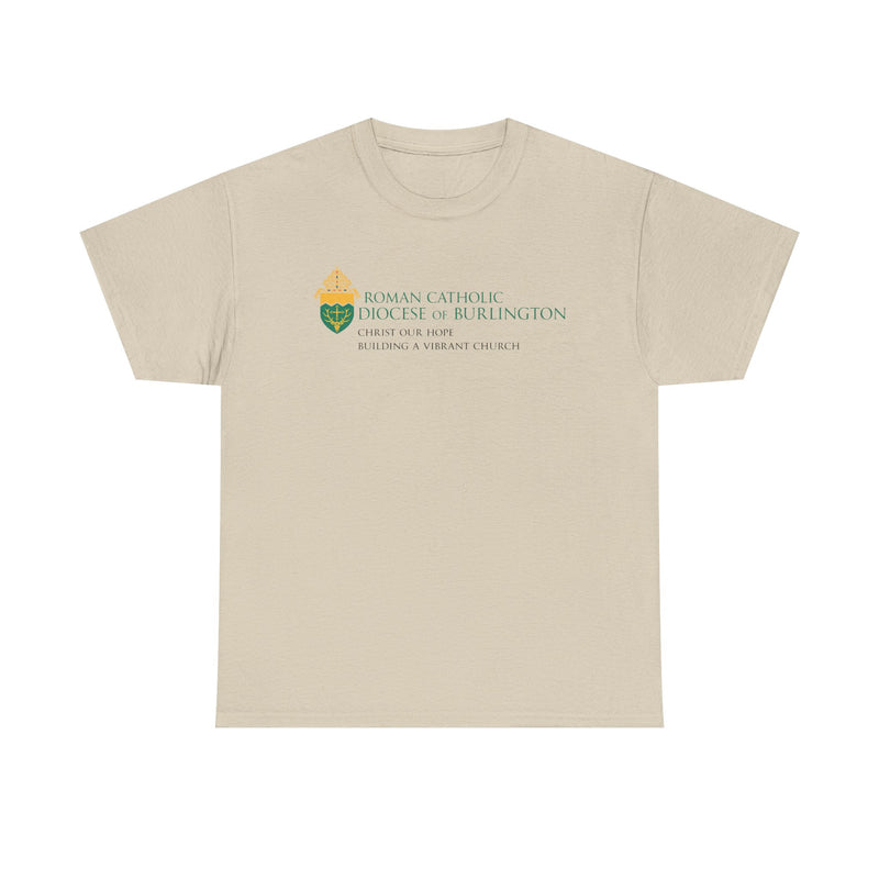 Load image into Gallery viewer, Diocese of Burlington T-Shirt - Catholic Church Logo Tee - Vermont Religious