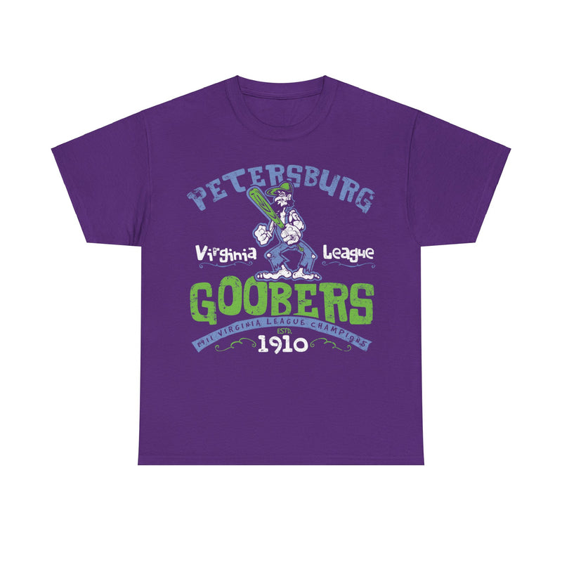 Load image into Gallery viewer, Petersburg Goobers Est 1910 Virginia Baseball T-shirt
