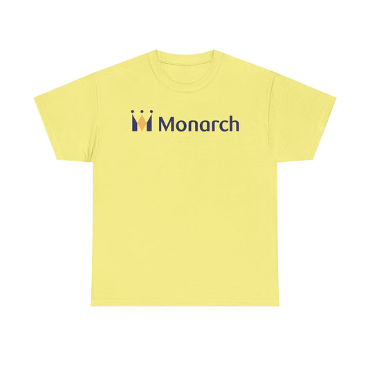 Monarch Airlines UK Travel Retro Logo Aviation Collector Gift T-shirt