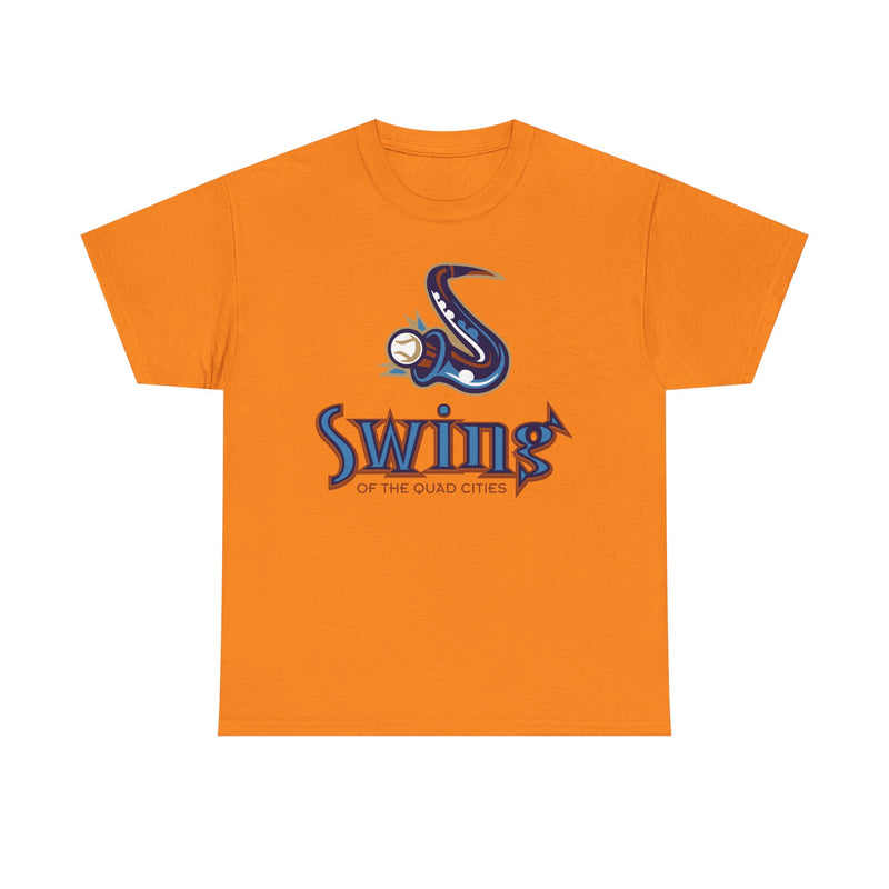 Load image into Gallery viewer, Swing of the Quad Cities Iowa Baseball 2004-2007 T-shirt