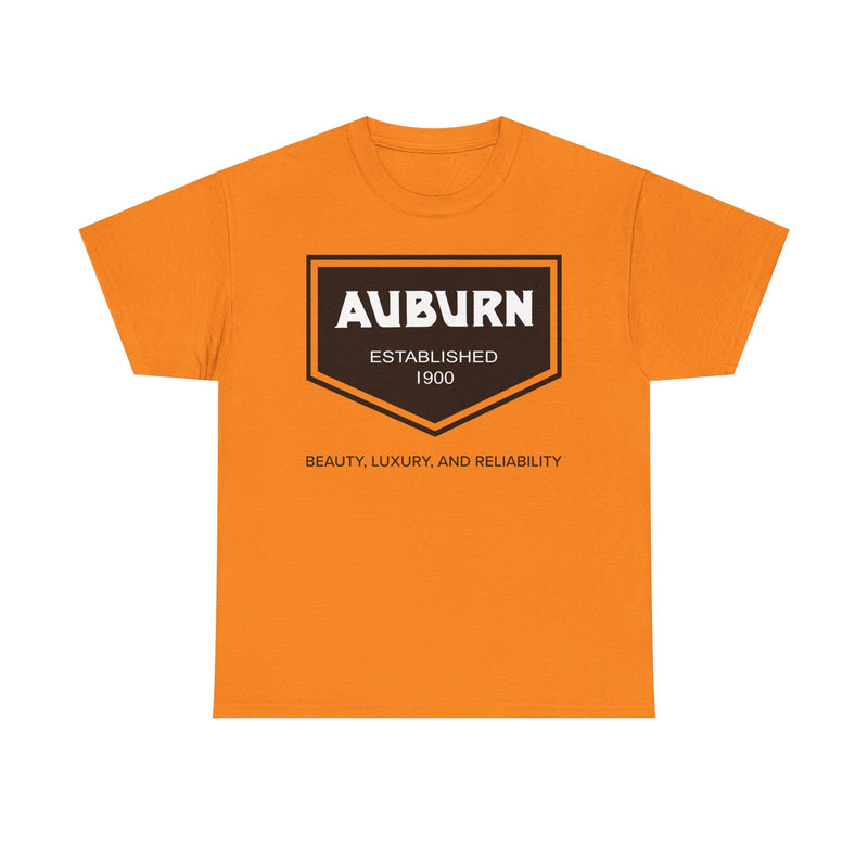 Load image into Gallery viewer, Auburn Established 1900 Beauty Luxury Reliability Vintage Auto T-shirt