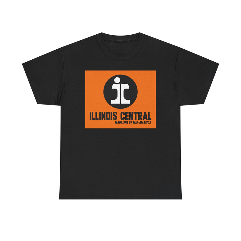 Load image into Gallery viewer, Illinois Central Main Line Mid-America Railroad Logo Train T-Shirt